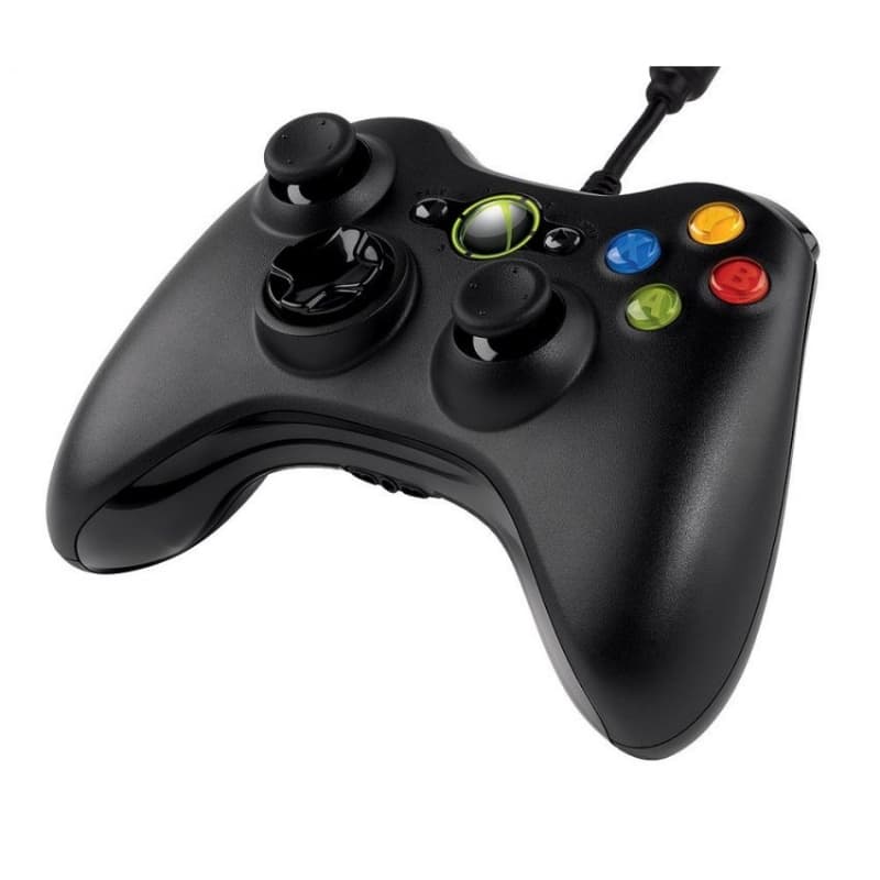 Microsoft Xbox 360 wired controller.