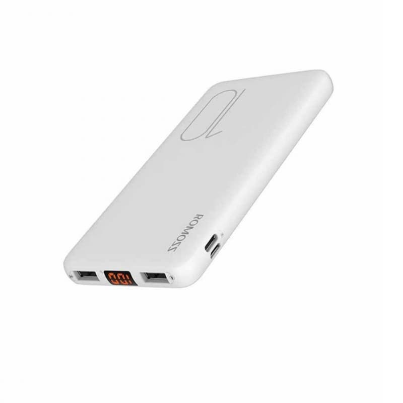 Romoss Slim10 With LED 10000mAh Light & Handheld Micro And Type C Input,2 O